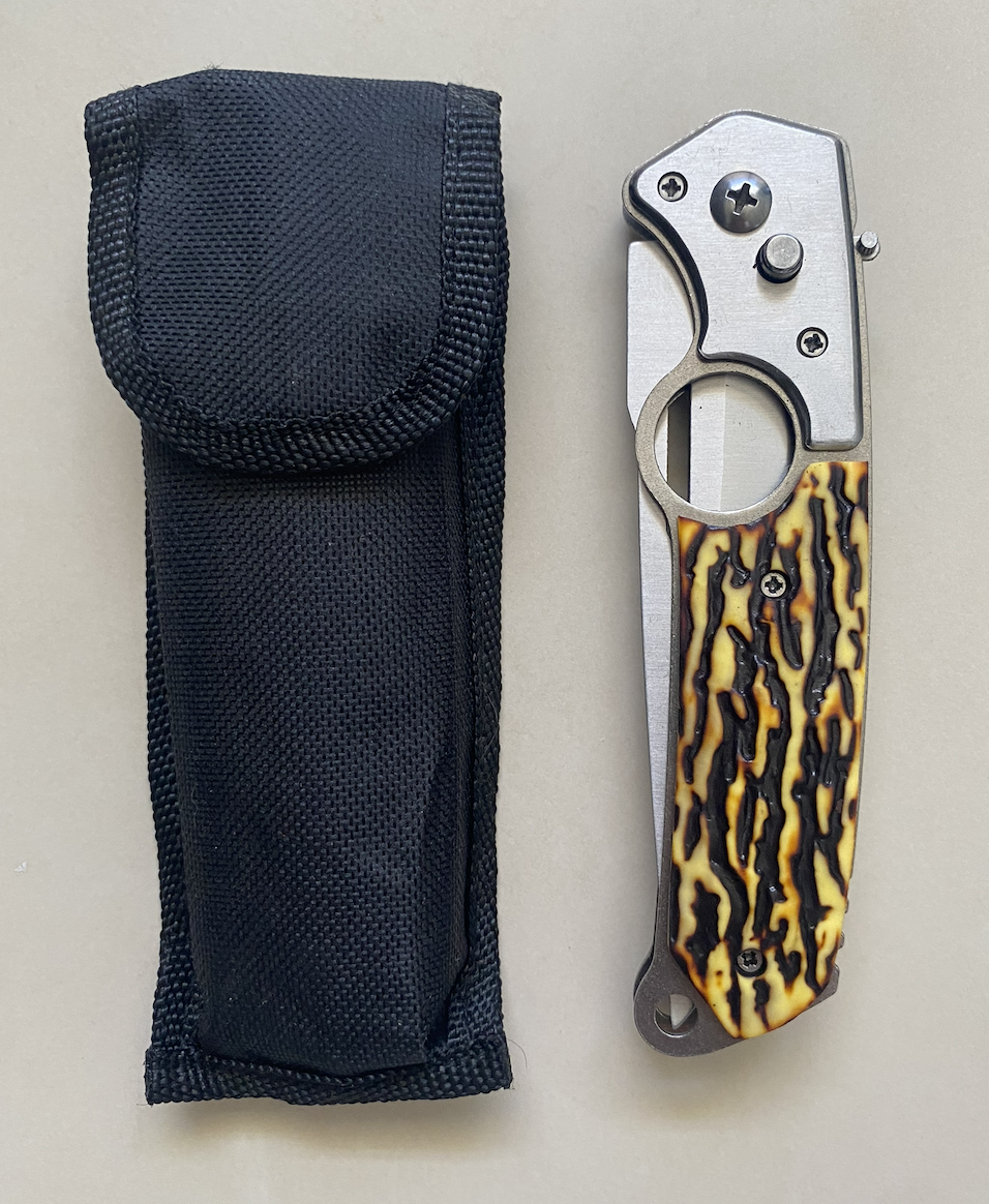 Miniatura 3 de NAVAJA TÁCTICA GRANDE CON ESTUCHE